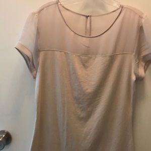 Express chiffon trimmed t in Large